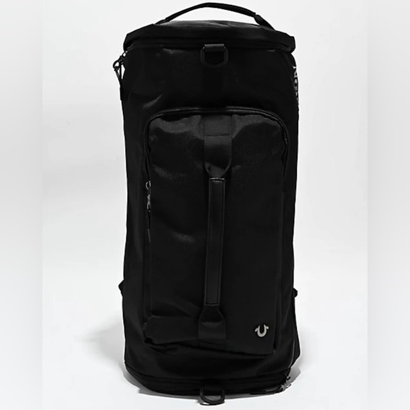 True Religion Switch Black Duffel Backpack - Picture 8 of 8